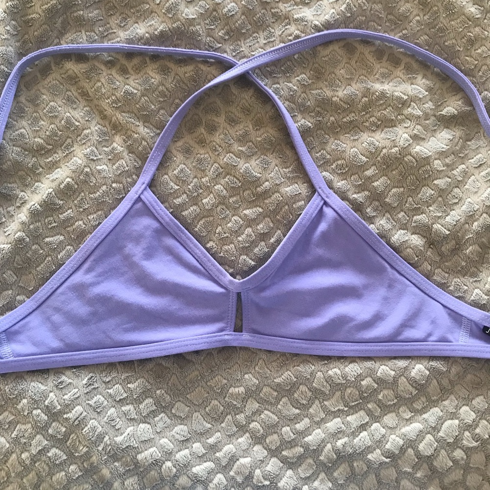 Jolyn Vent Top in Lavender